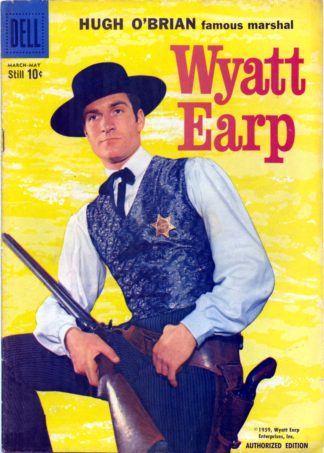 Hugh O'Brian, Famous Marshal Wyatt Earp issue 6 - Page 1