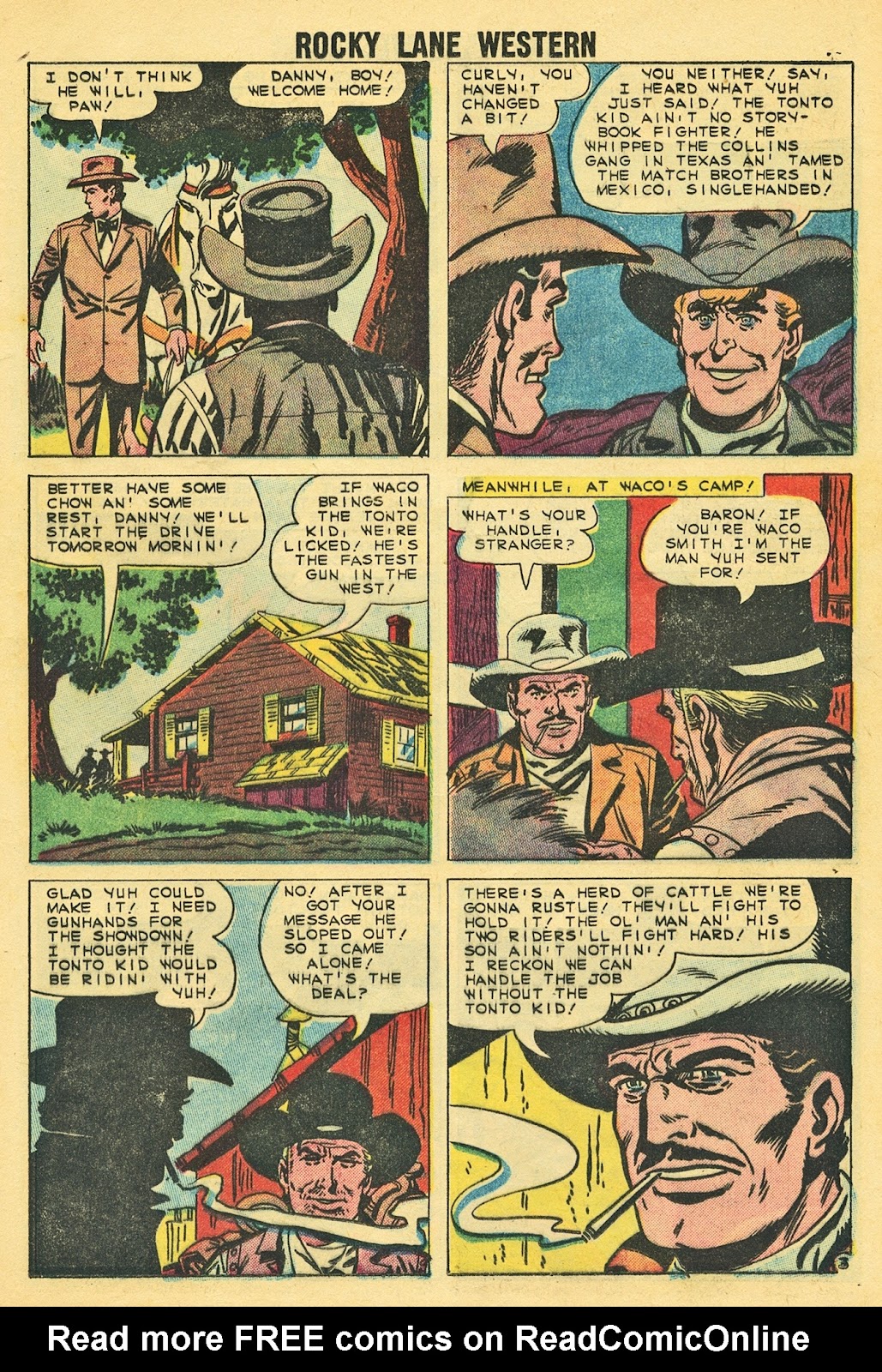 Rocky Lane Western (1954) issue 87 - Page 17