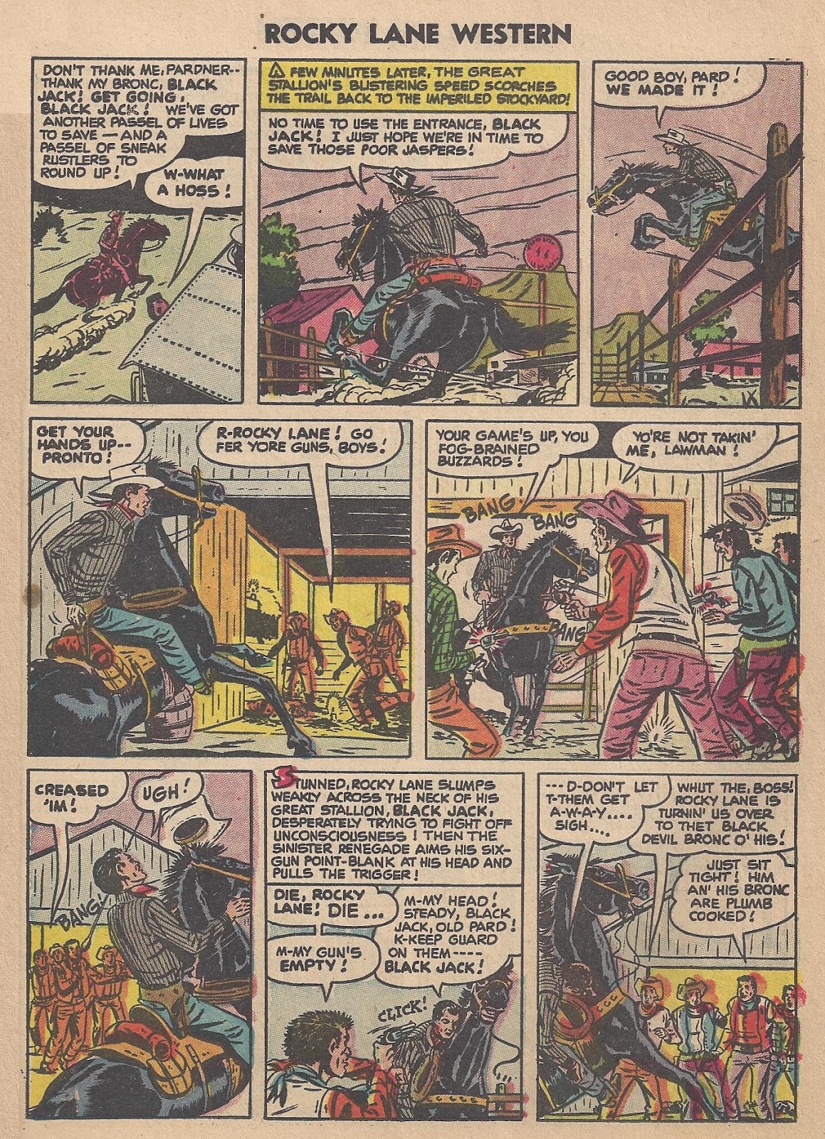 Rocky Lane Western (1954) issue 63 - Page 25