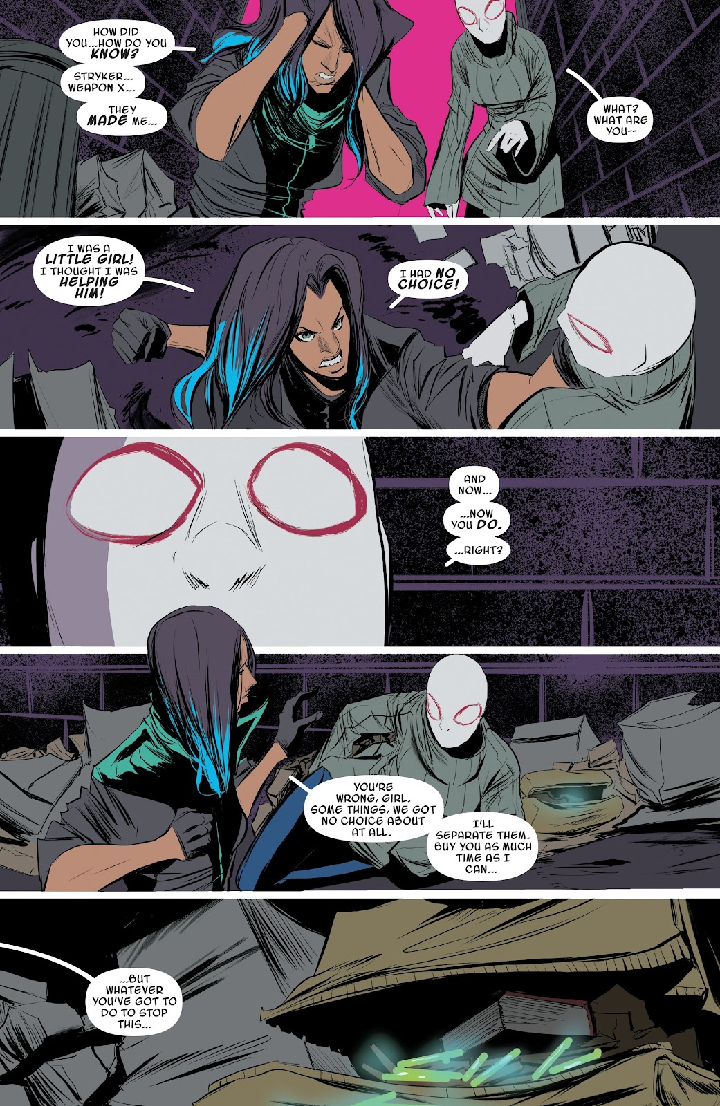 Spider-Gwen: Ghost-Spider Modern Era Epic Collection: Edge of Spider-Verse issue Weapon of Choice (Part 2) - Page 132