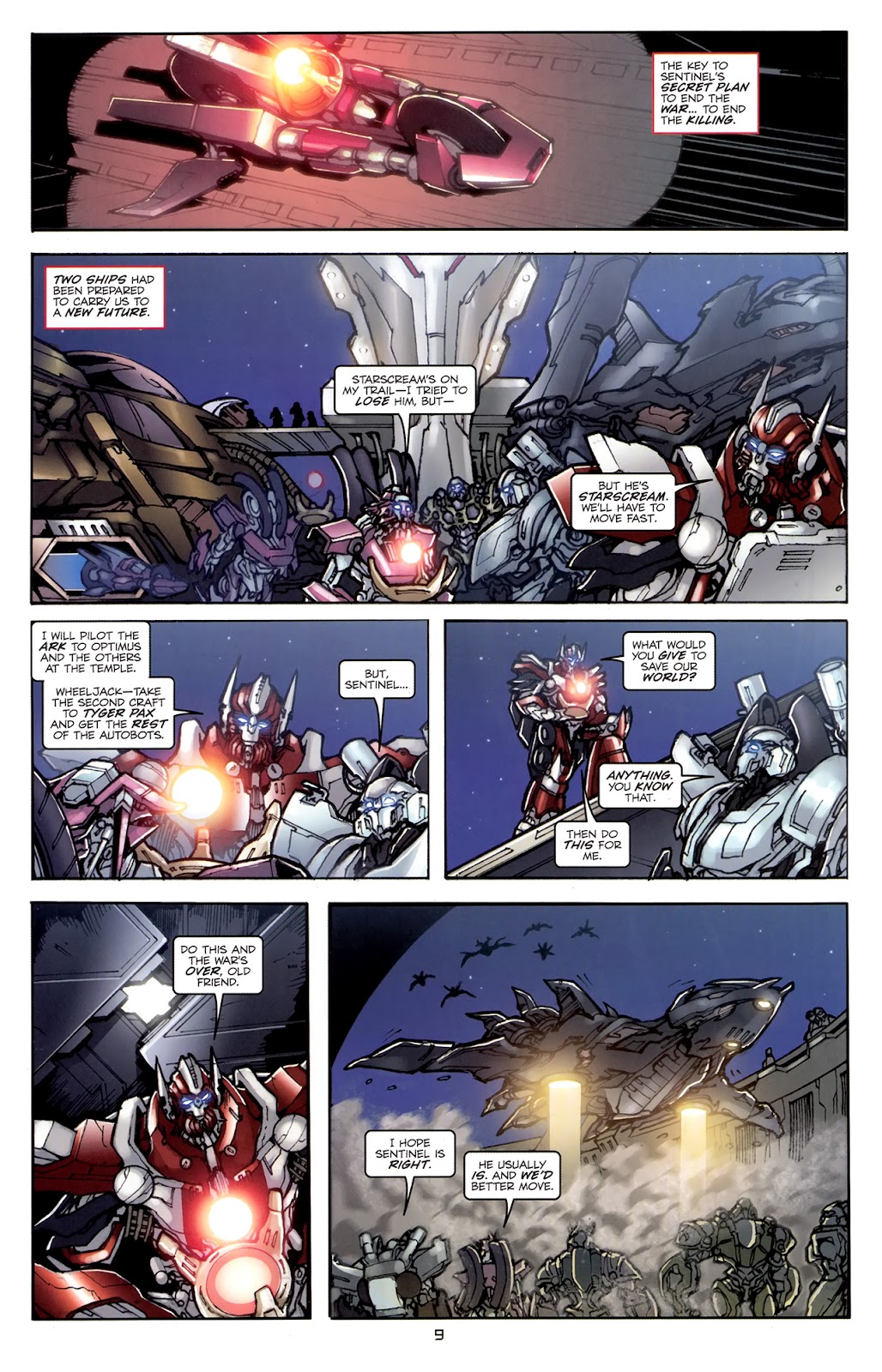 Transformers: Dark of the Moon: Movie Prequel: Foundation issue 4 - Page 9