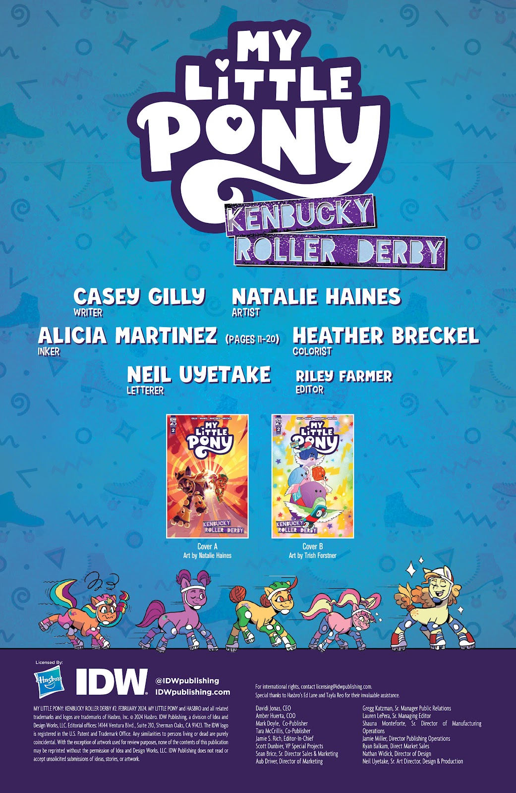 My Little Pony: Kenbucky Roller Derby issue 2 - Page 2