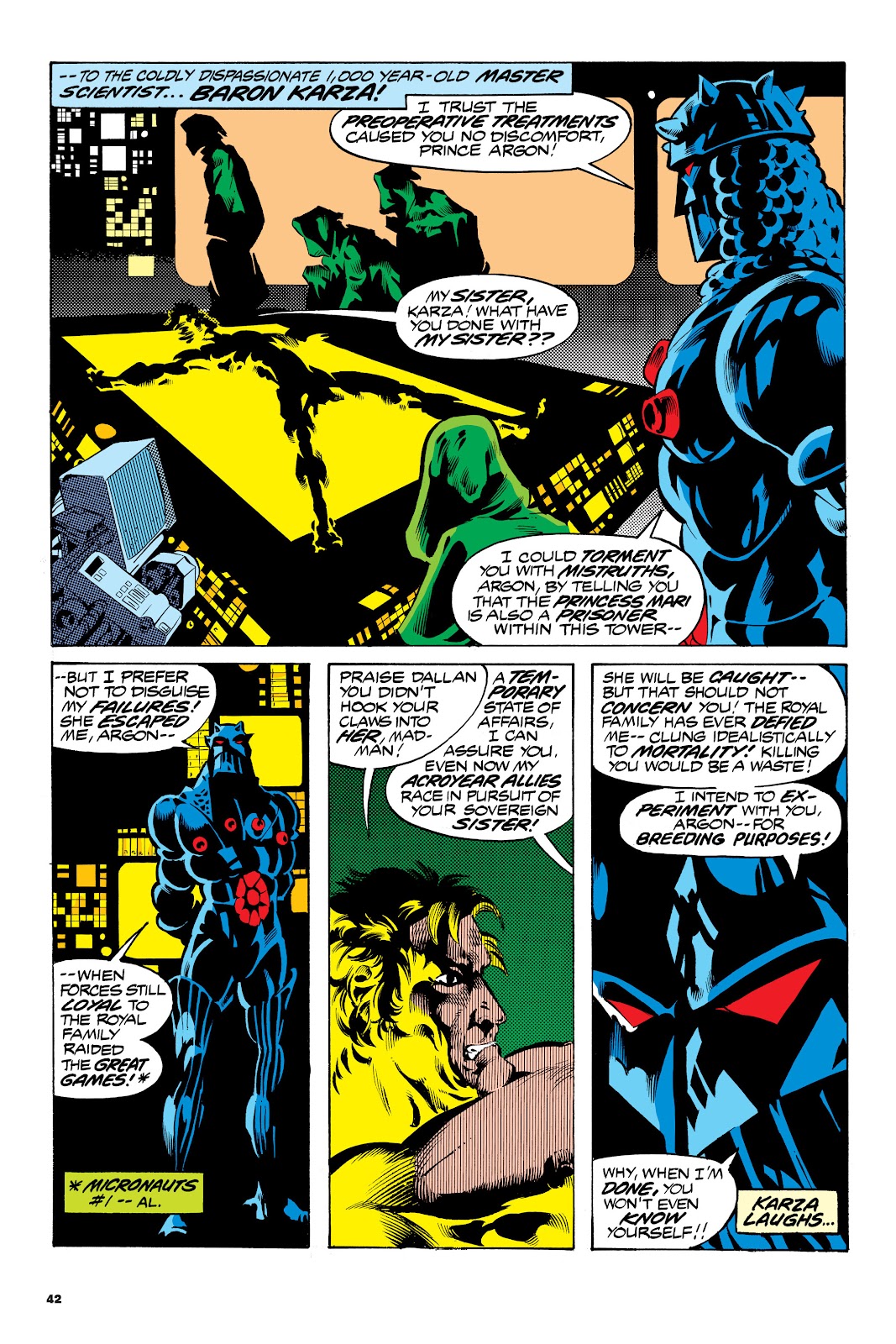Micronauts: The Original Marvel Years Omnibus issue TPB (Part 1) - Page 38