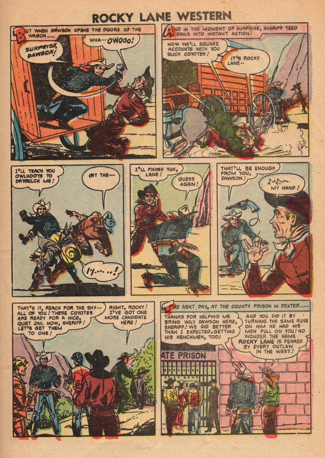 Rocky Lane Western (1954) issue 69 - Page 33