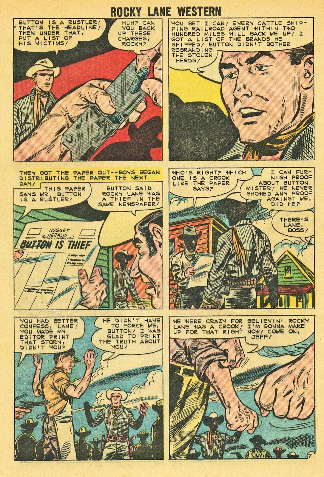 Rocky Lane Western (1954) issue 87 - Page 32