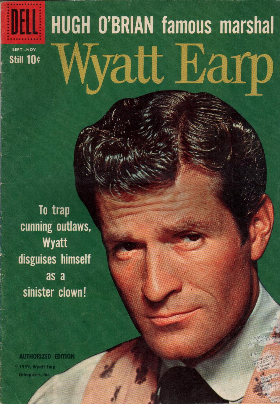 Hugh O'Brian, Famous Marshal Wyatt Earp issue 8 - Page 1