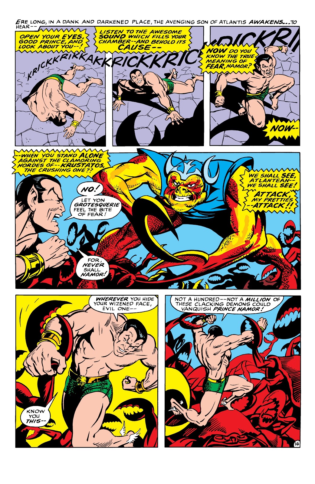 Namor, The Sub-Mariner Epic Collection: Enter The Sub-Mariner issue Who Strikes For Atlantis (Part 1) - Page 189