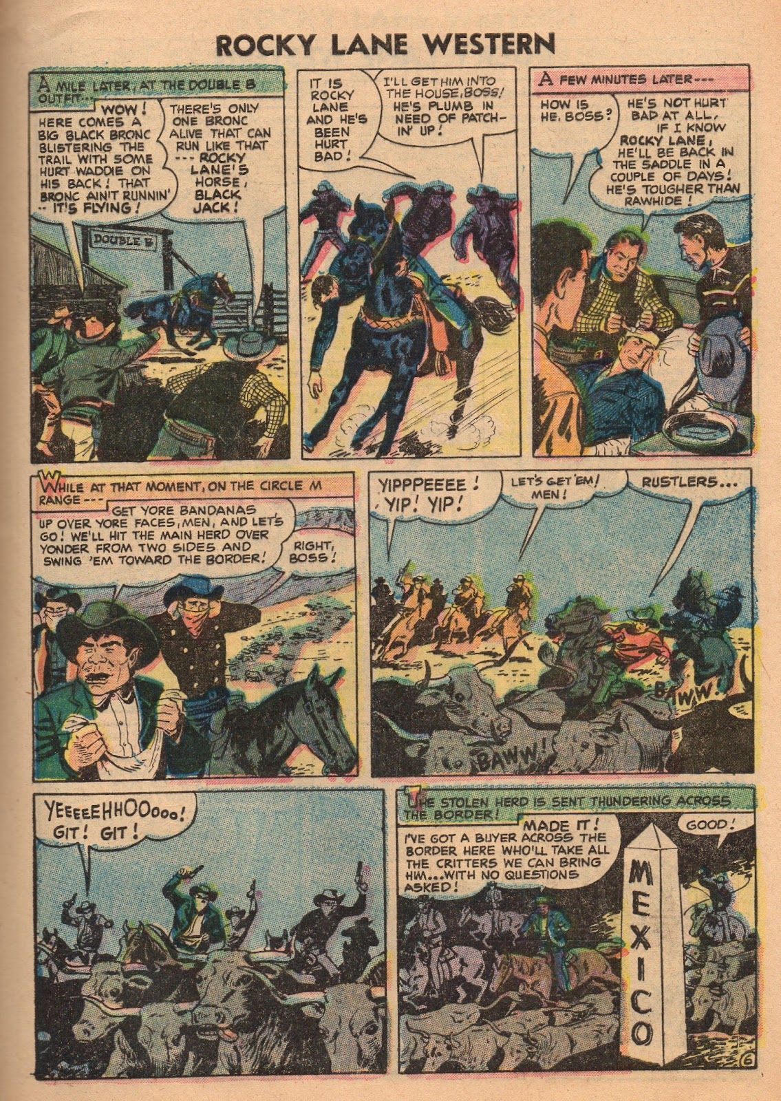 Rocky Lane Western (1954) issue 70 - Page 9