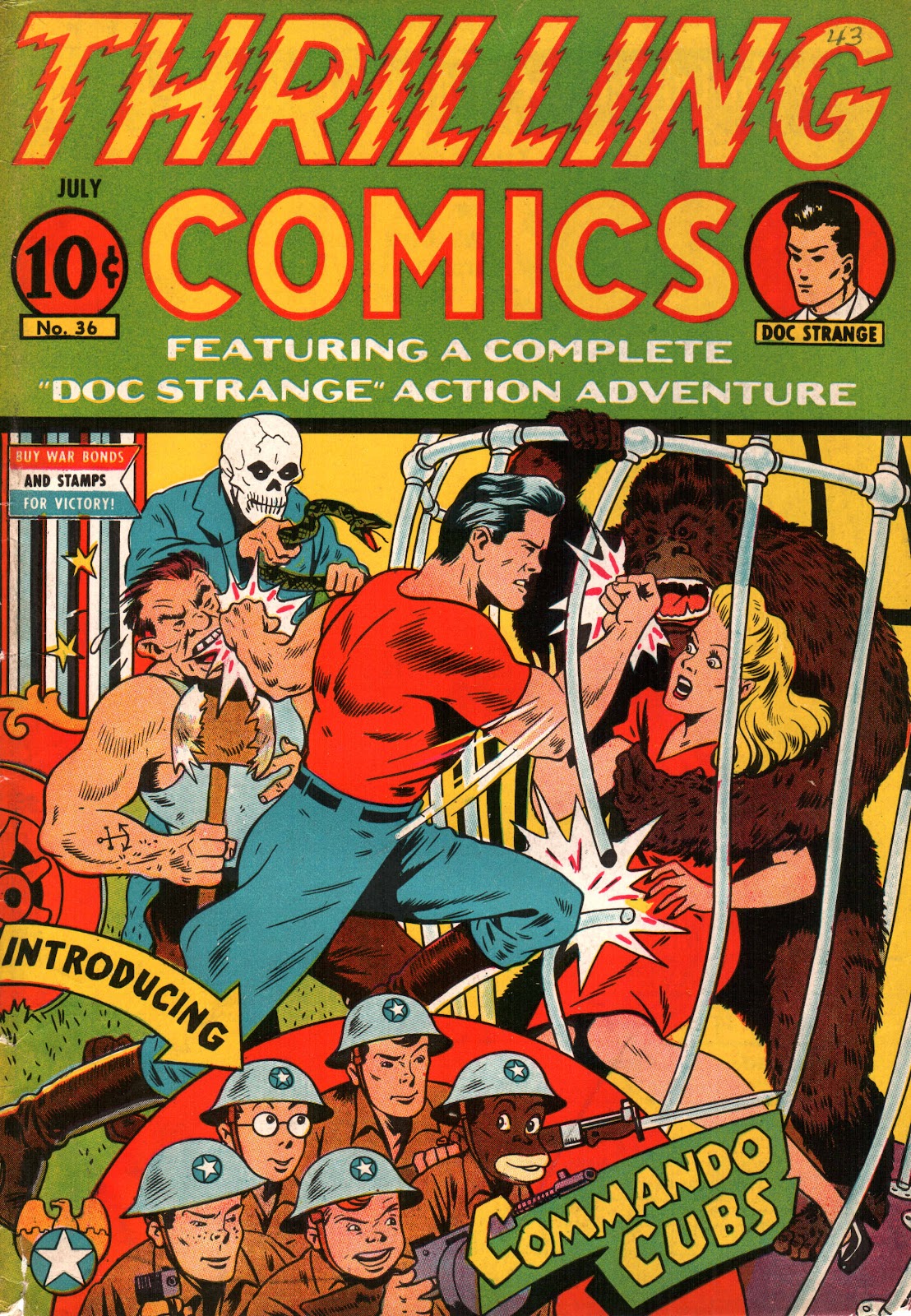 Thrilling Comics (1940) issue 36 - Page 1