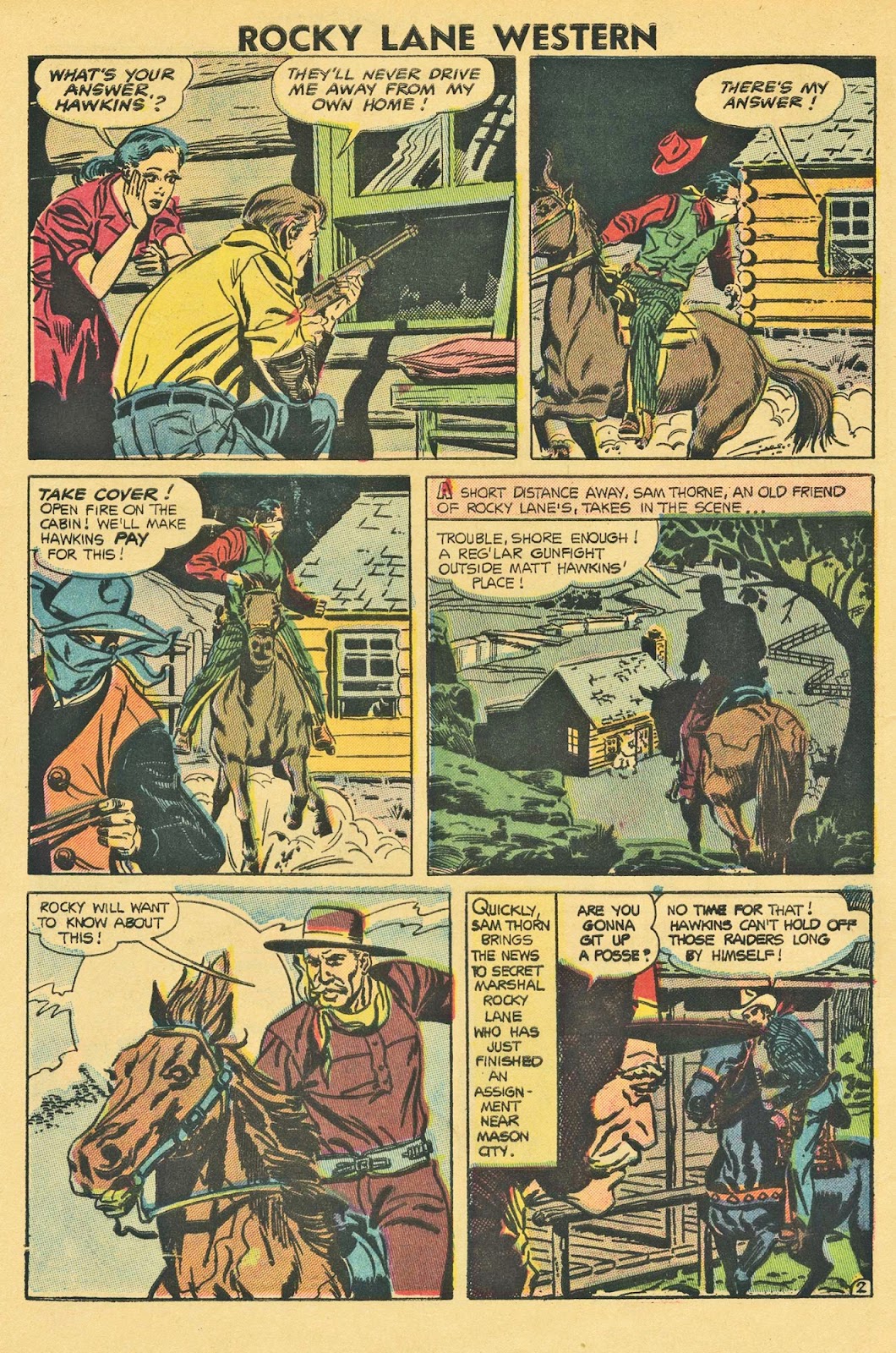 Rocky Lane Western (1954) issue 73 - Page 4