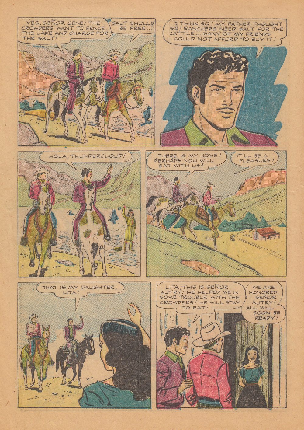 Gene Autry Comics (1946) issue 69 - Page 6