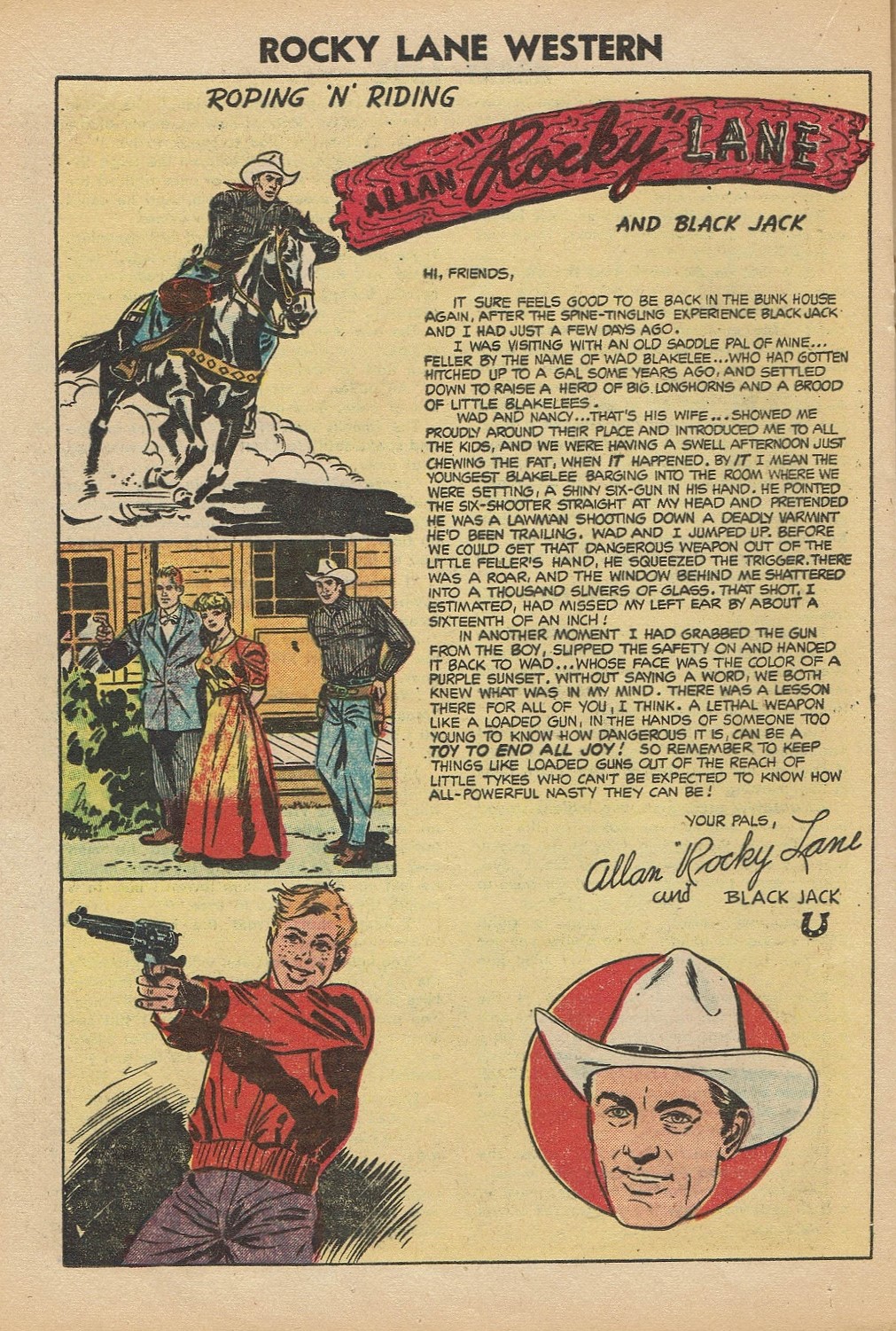 Rocky Lane Western (1954) issue 61 - Page 20