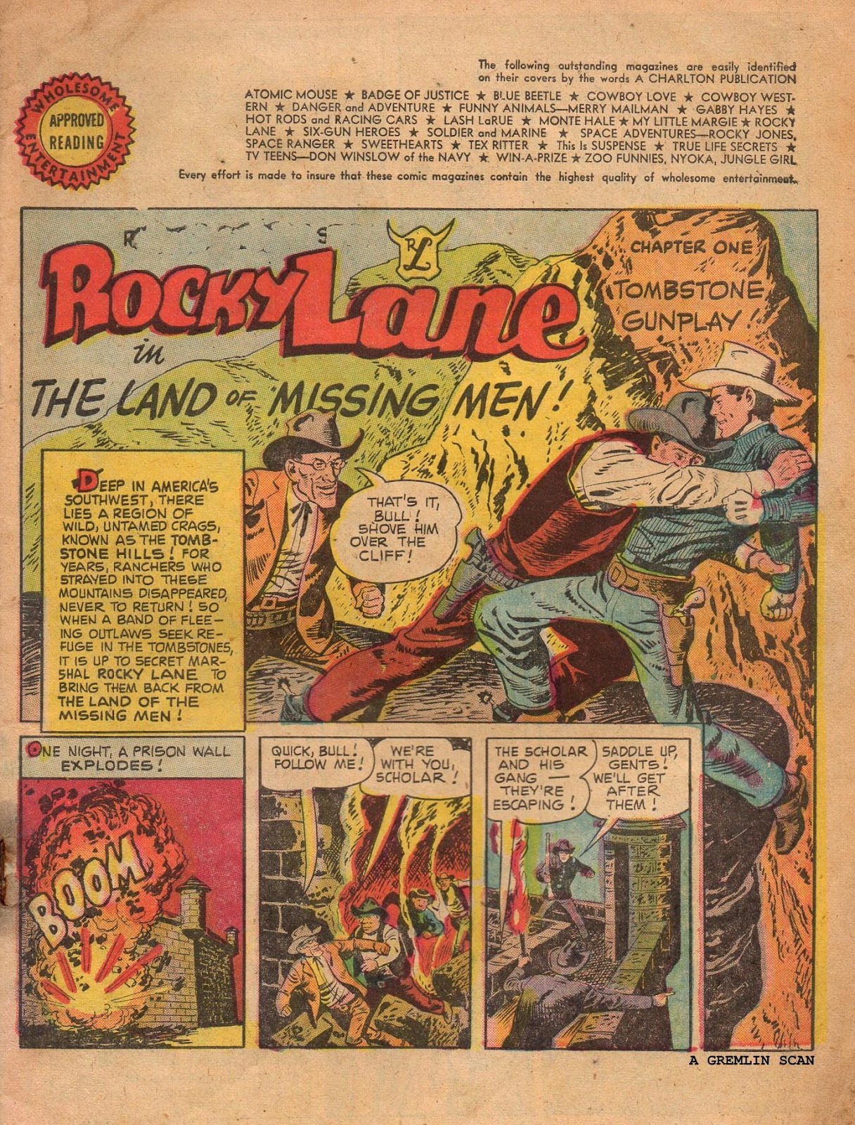 Rocky Lane Western (1954) issue 65 - Page 3