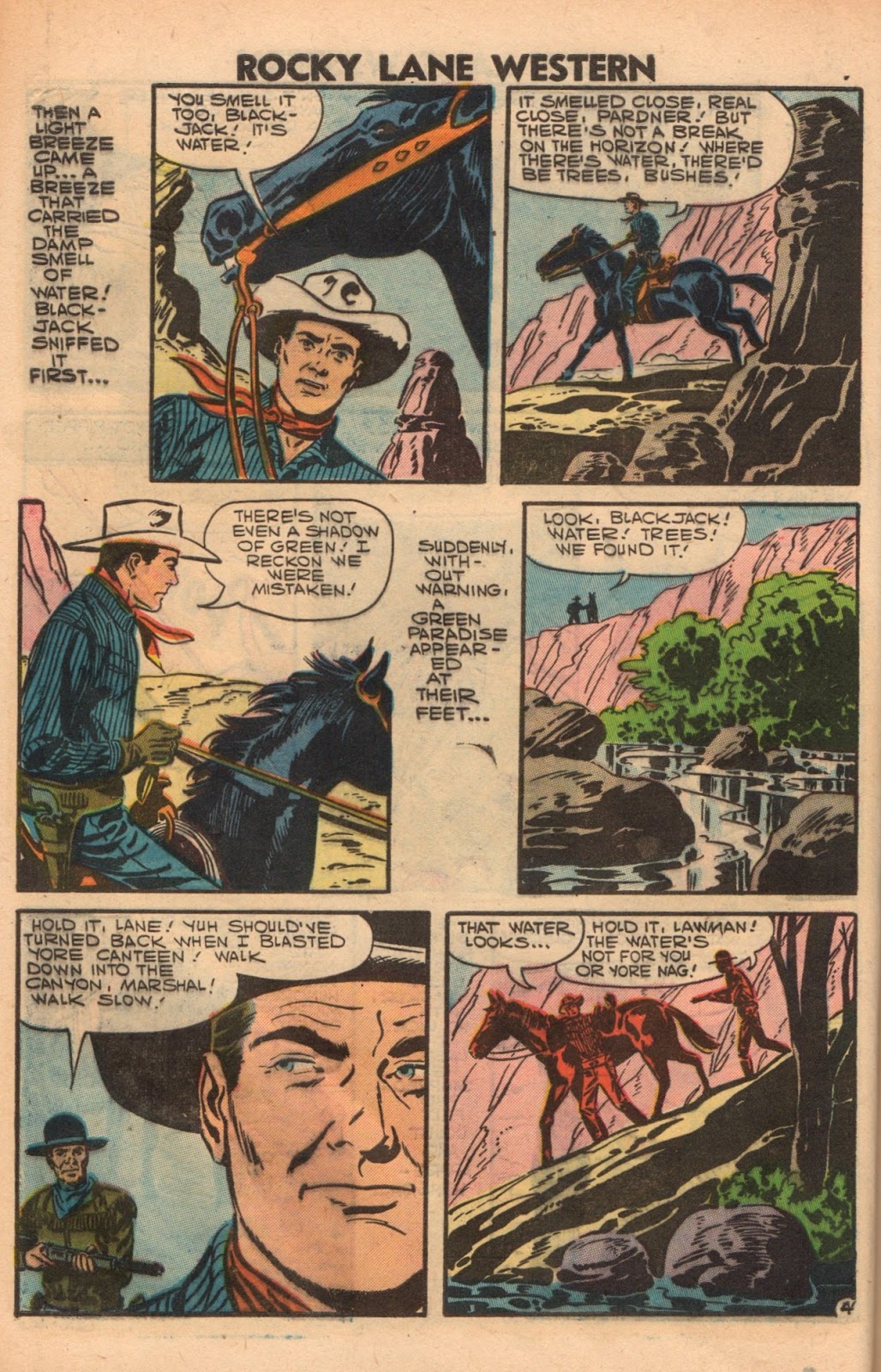 Rocky Lane Western (1954) issue 79 - Page 6