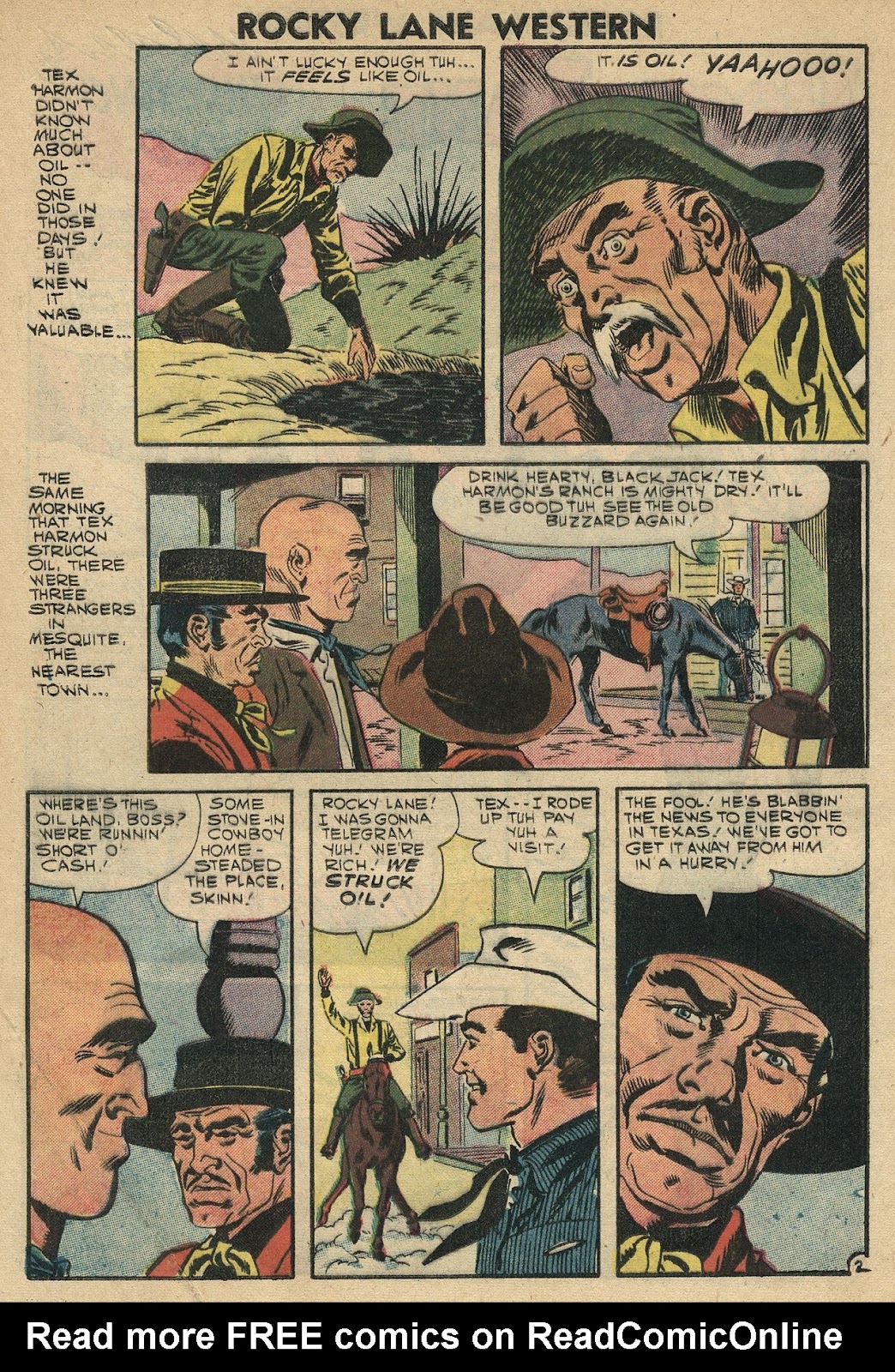 Rocky Lane Western (1954) issue 82 - Page 4