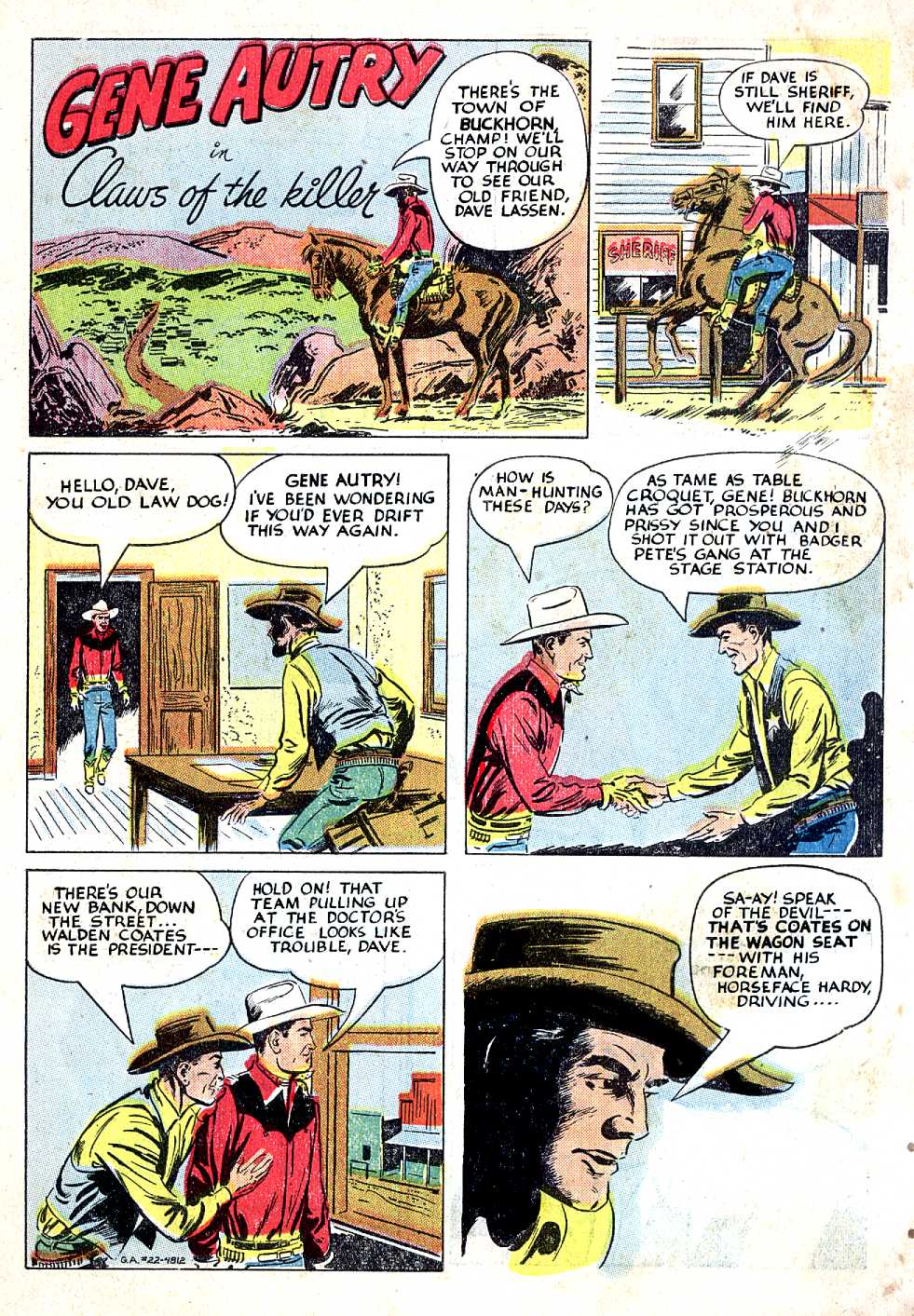 Gene Autry Comics (1946) issue 22 - Page 3