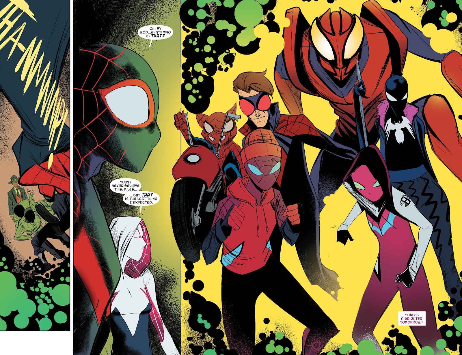 Spider-Gwen: Ghost-Spider Modern Era Epic Collection: Edge of Spider-Verse issue Weapon of Choice (Part 2) - Page 54