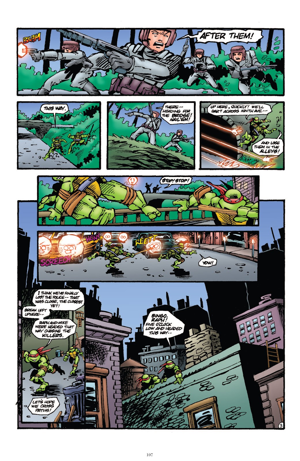 Teenage Mutant Ninja Turtles Classics issue Vol. 1 - Page 107