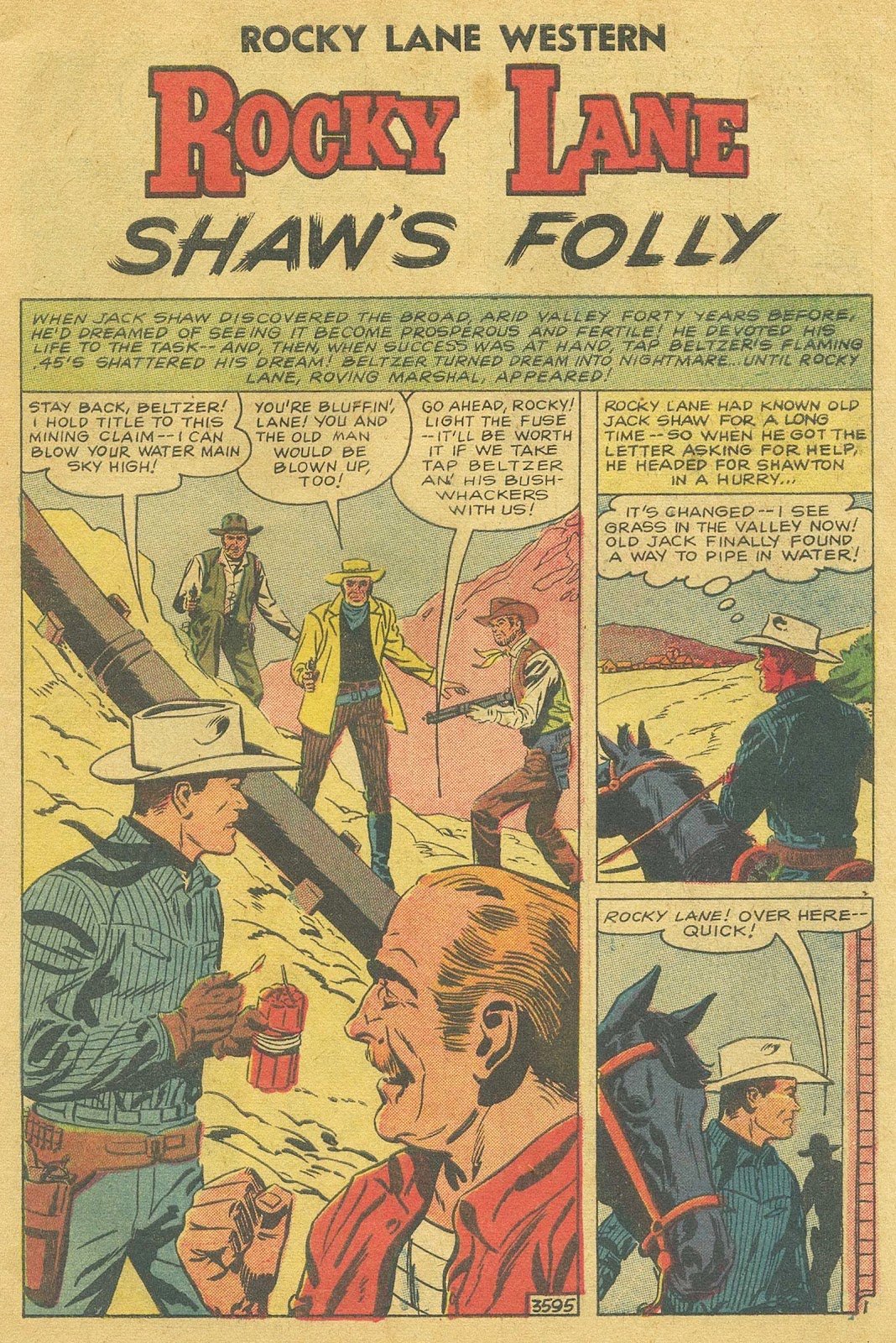Rocky Lane Western (1954) issue 81 - Page 3