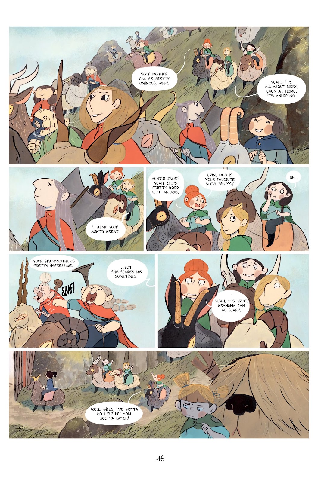 Shepherdess Warriors issue TPB - Page 17