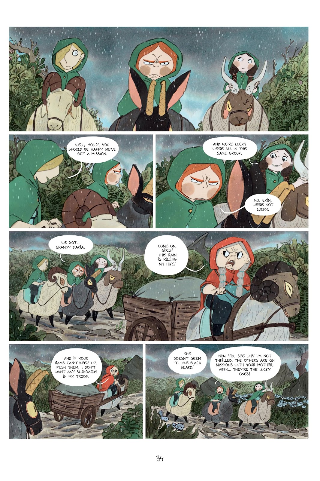 Shepherdess Warriors issue TPB - Page 35