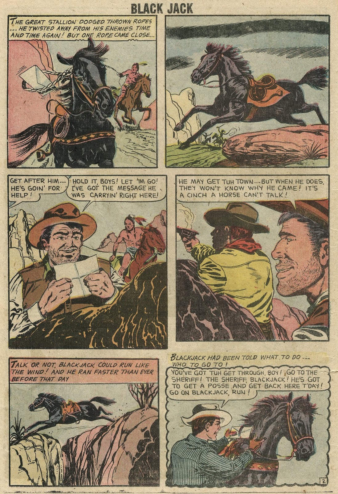 Rocky Lane's Black Jack issue 23 - Page 14