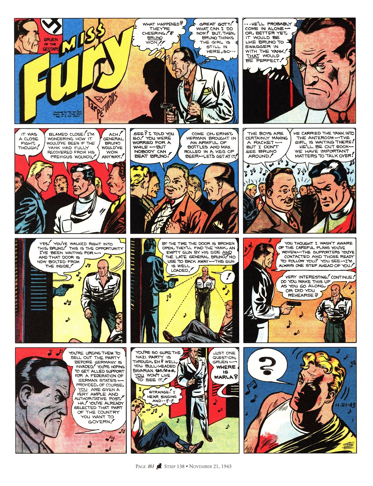 Miss Fury: Sensational Sundays 1941-1944 issue TPB - Page 169