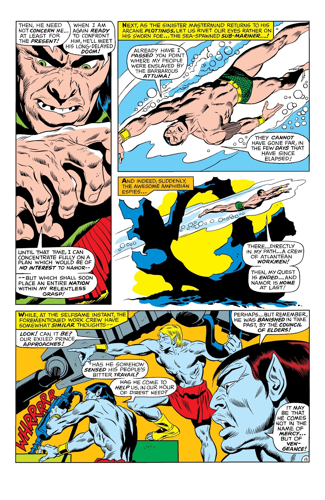 Namor, The Sub-Mariner Epic Collection: Enter The Sub-Mariner issue Who Strikes For Atlantis (Part 1) - Page 62