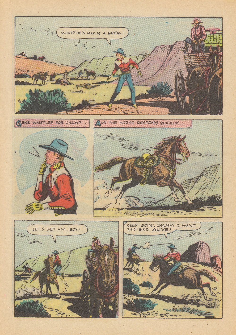 Gene Autry Comics (1946) issue 54 - Page 9