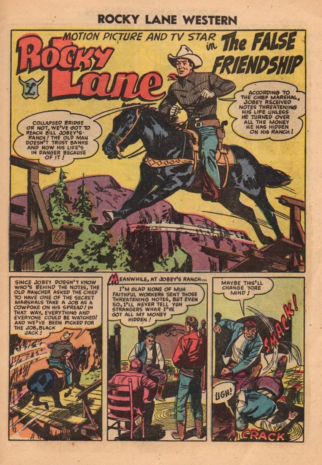 Rocky Lane Western (1954) issue 59 - Page 13
