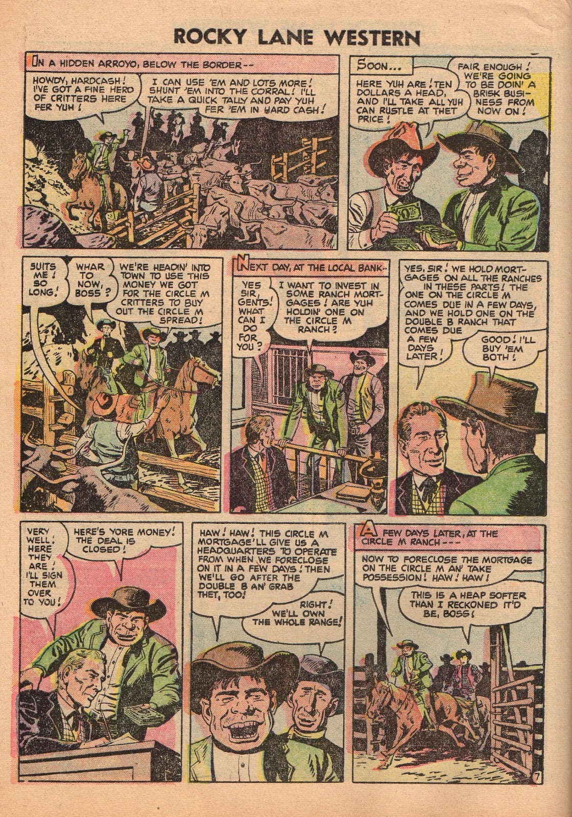Rocky Lane Western (1954) issue 70 - Page 10
