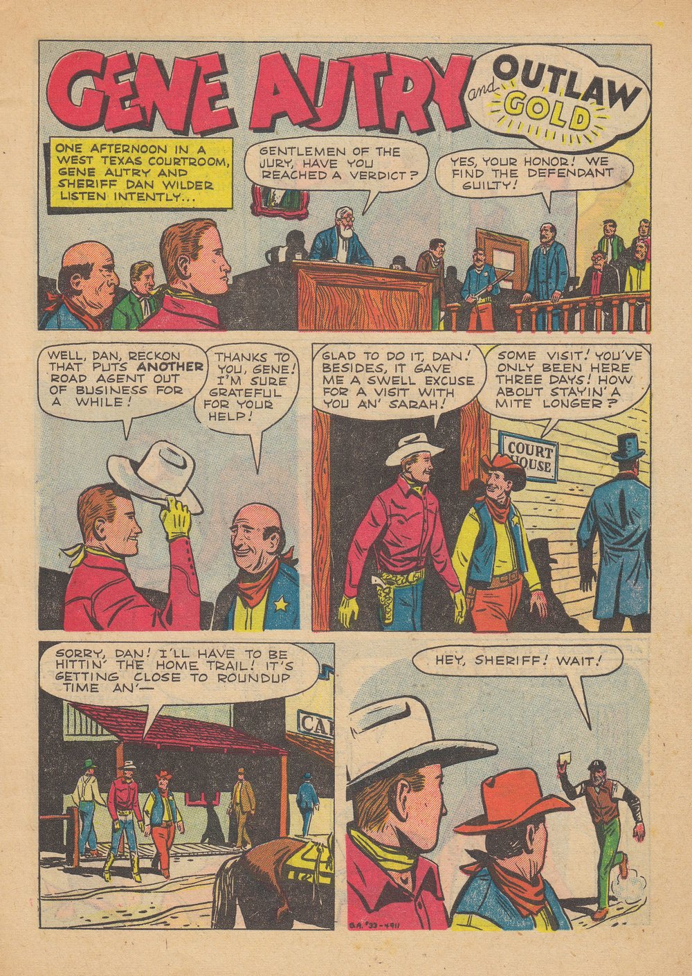 Gene Autry Comics (1946) issue 33 - Page 3