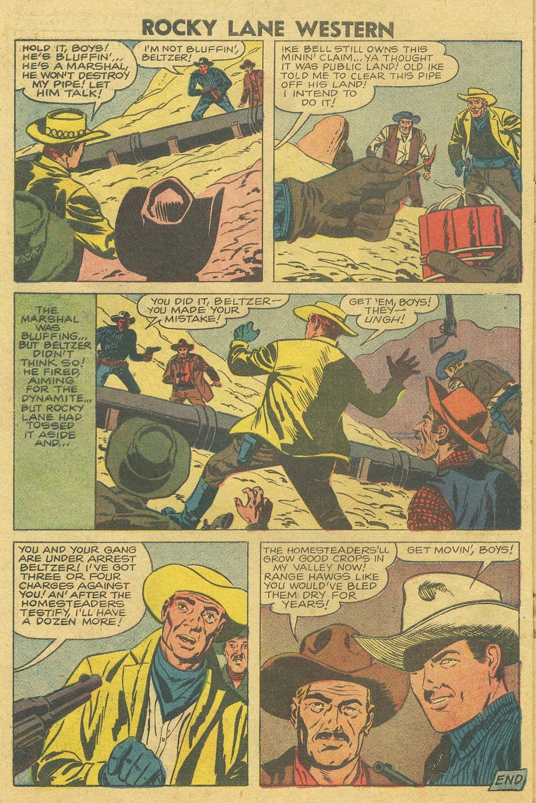 Rocky Lane Western (1954) issue 81 - Page 10
