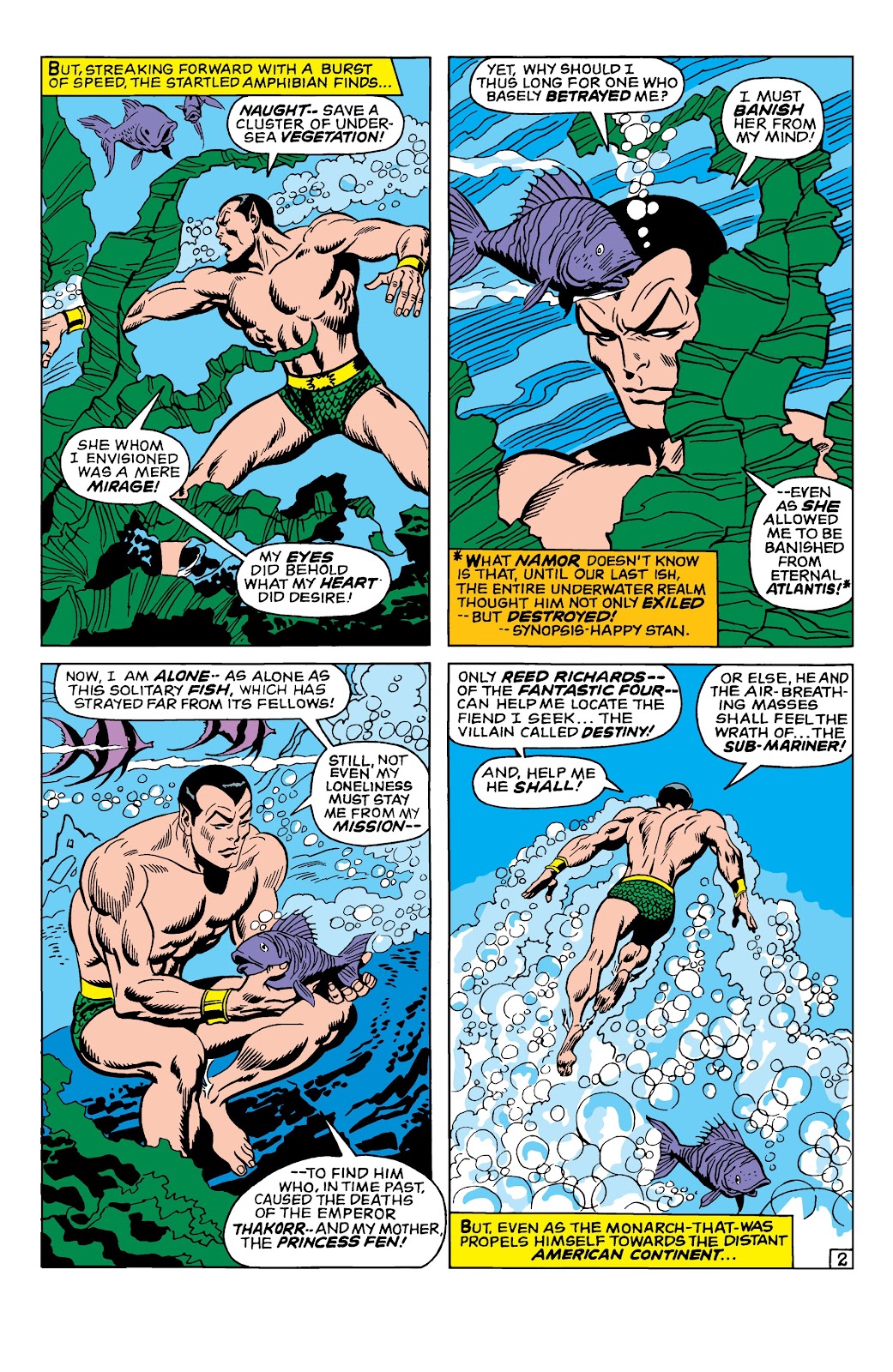 Namor, The Sub-Mariner Epic Collection: Enter The Sub-Mariner issue Who Strikes For Atlantis (Part 1) - Page 7