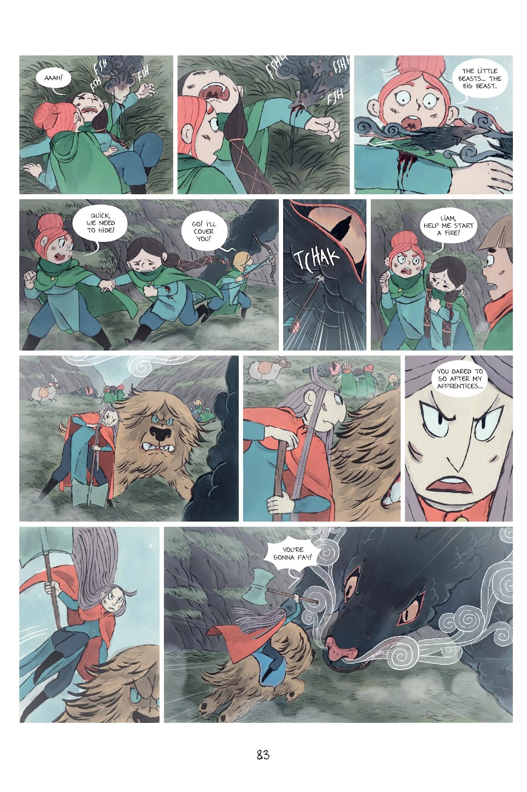 Shepherdess Warriors issue TPB - Page 84