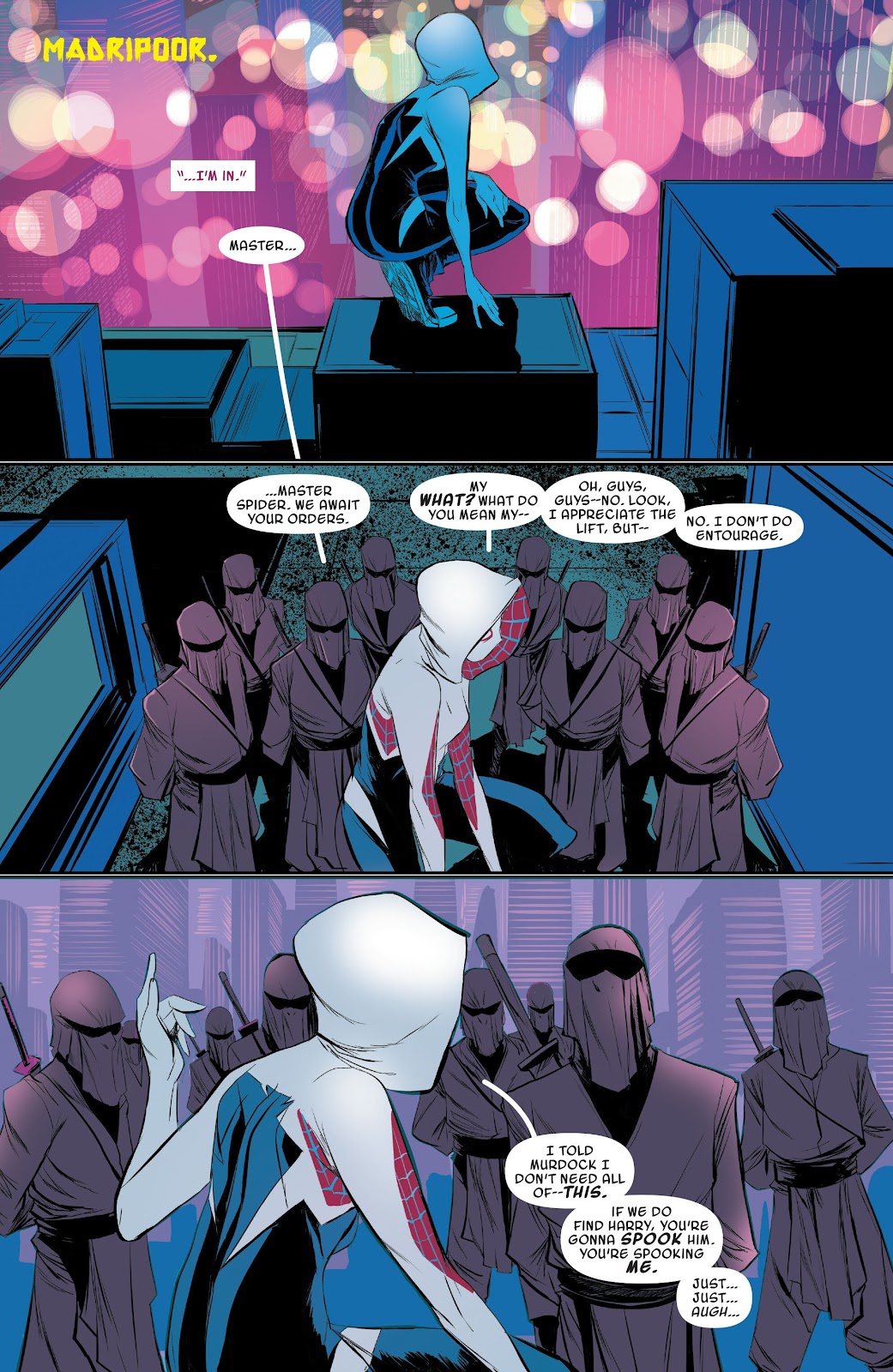 Spider-Gwen: Ghost-Spider Modern Era Epic Collection: Edge of Spider-Verse issue Weapon of Choice (Part 2) - Page 79