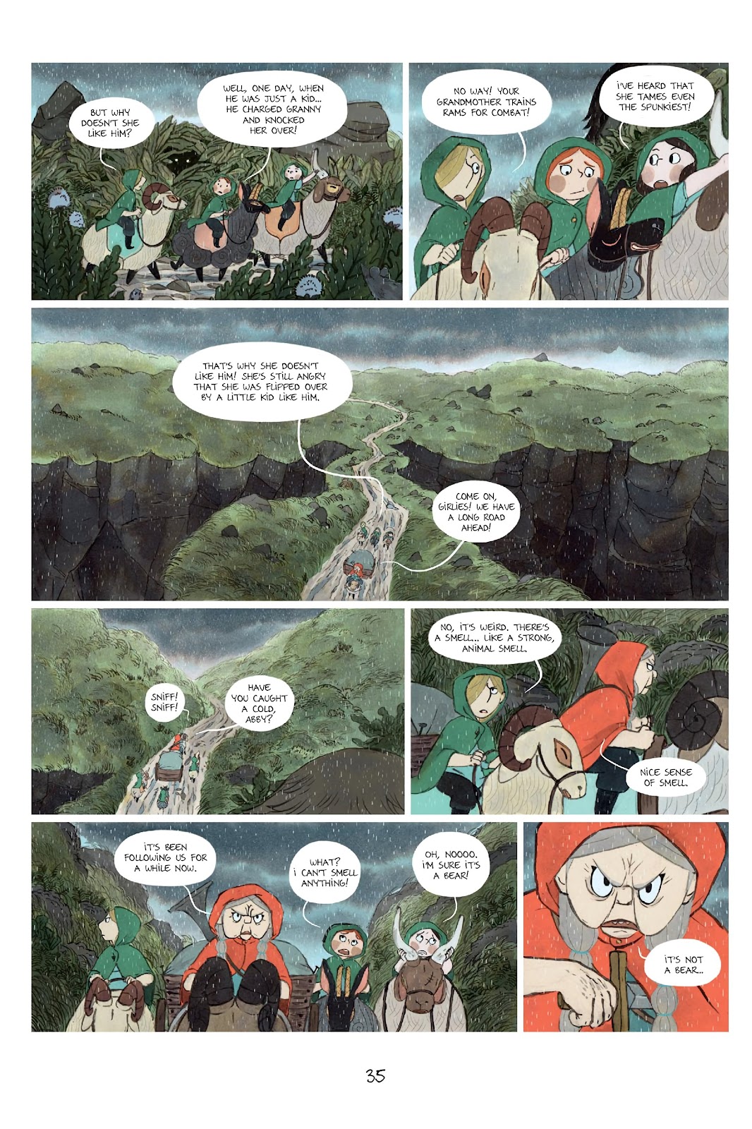 Shepherdess Warriors issue TPB - Page 36