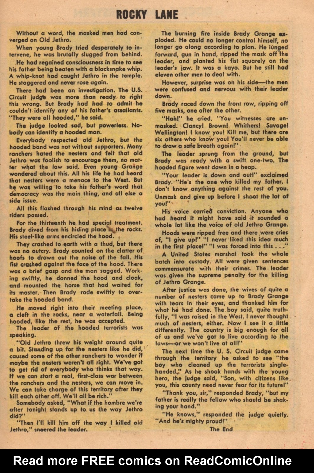 Rocky Lane Western (1954) issue 59 - Page 21