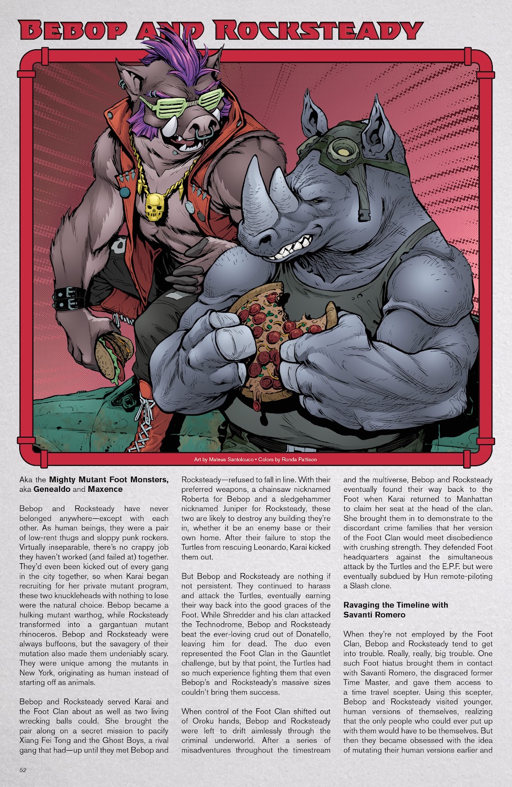 Teenage Mutant Ninja Turtles: Sourcebook issue 1 - Page 47