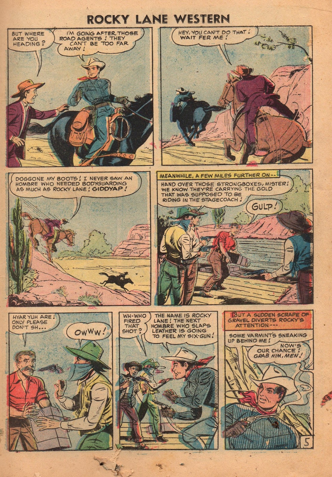 Rocky Lane Western (1954) issue 72 - Page 13