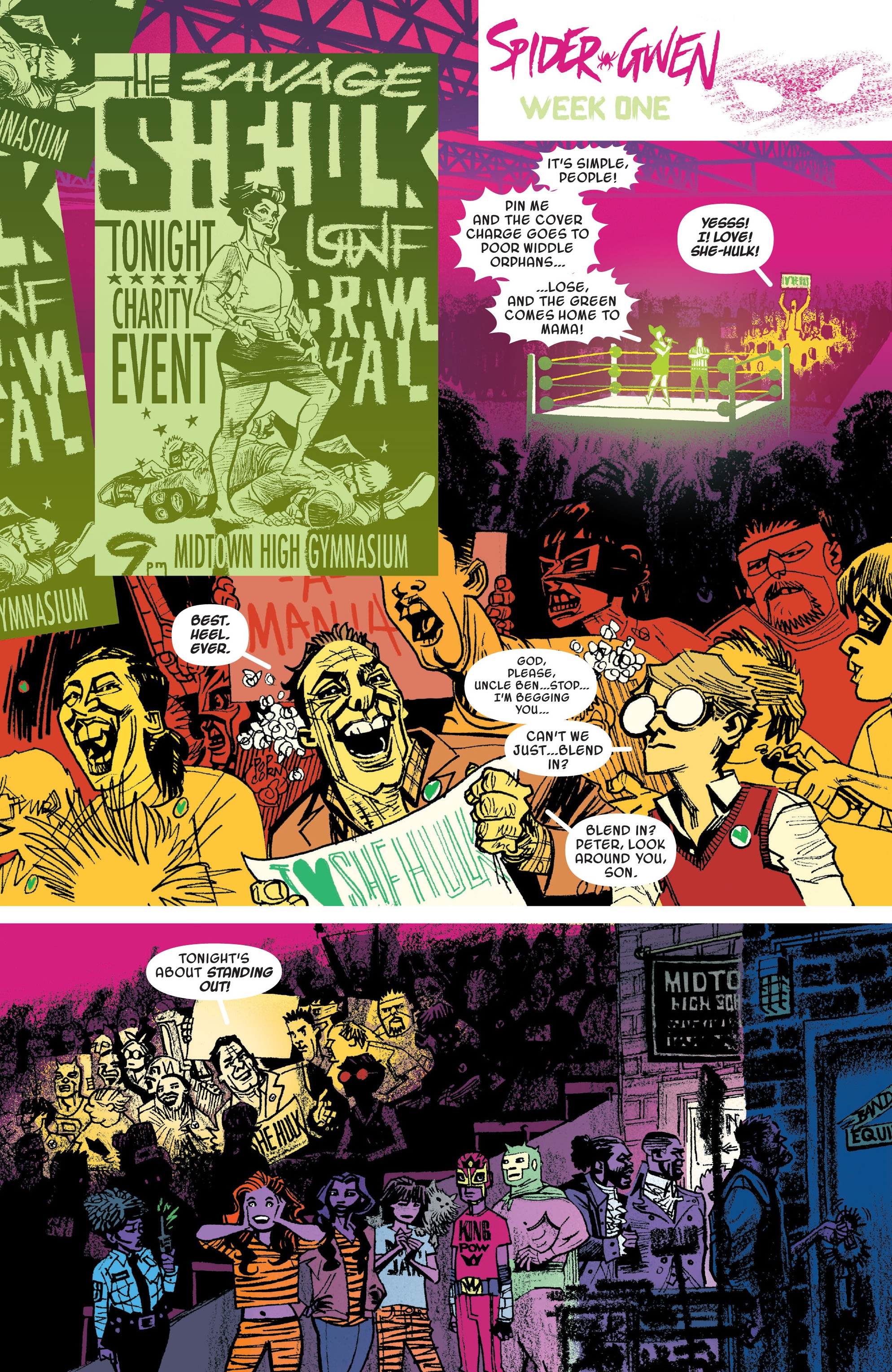 Spider-Gwen: Ghost-Spider - Edge of Spider-Verse (Modern Era Epic Collection) chapter 1 page 7