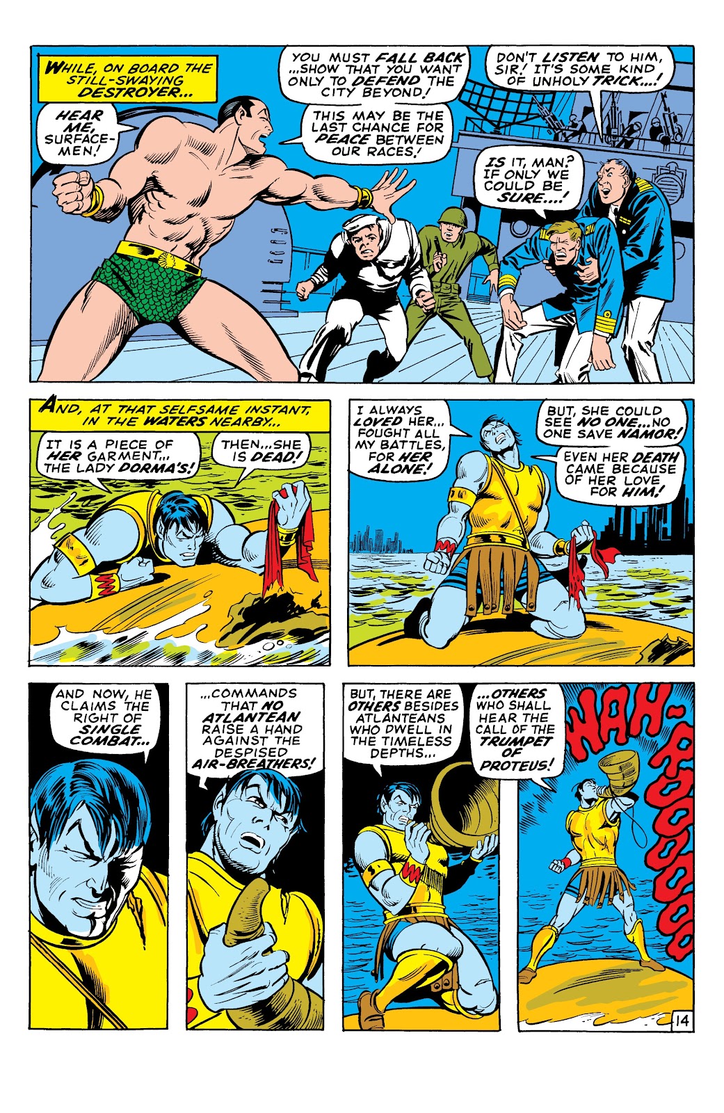 Namor, The Sub-Mariner Epic Collection: Enter The Sub-Mariner issue Who Strikes For Atlantis (Part 2) - Page 141