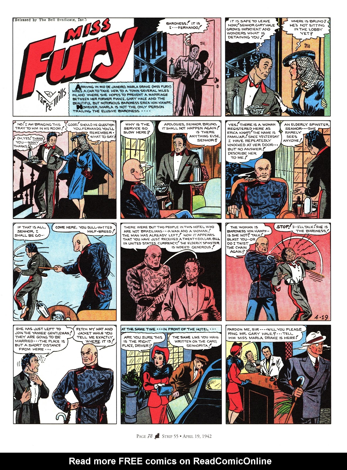 Miss Fury: Sensational Sundays 1941-1944 issue TPB - Page 86