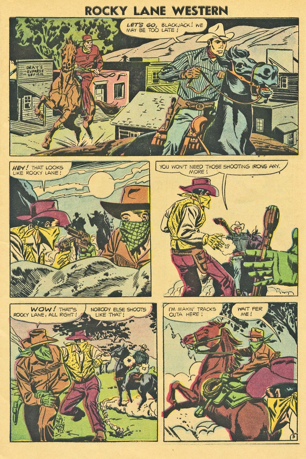 Rocky Lane Western (1954) issue 73 - Page 5