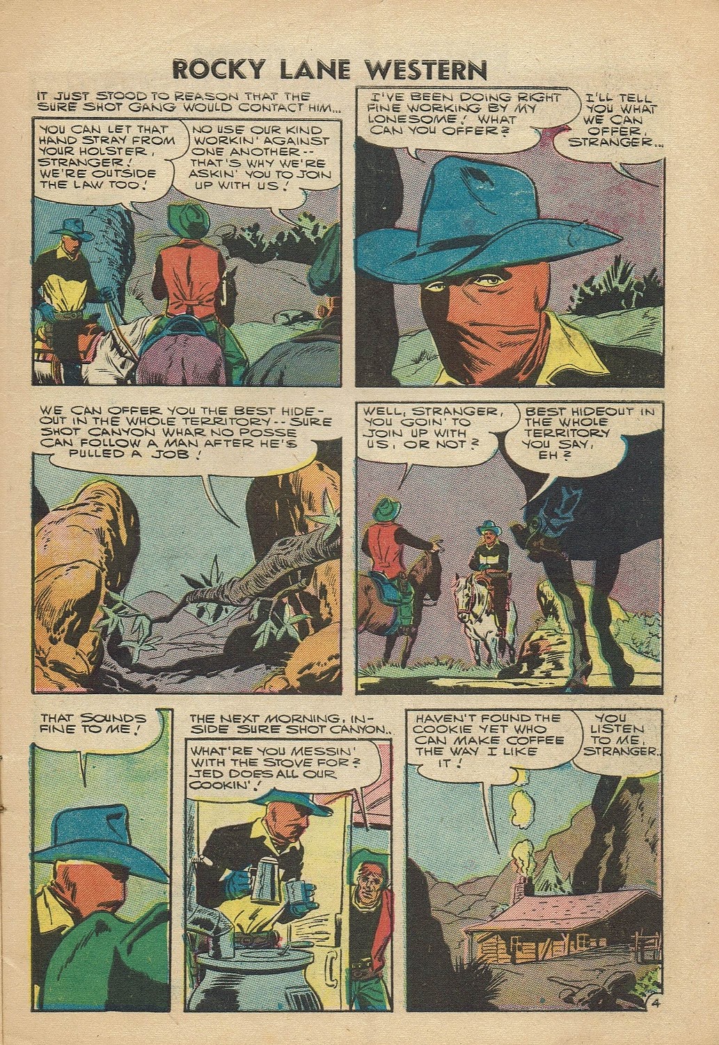 Rocky Lane Western (1954) issue 74 - Page 7