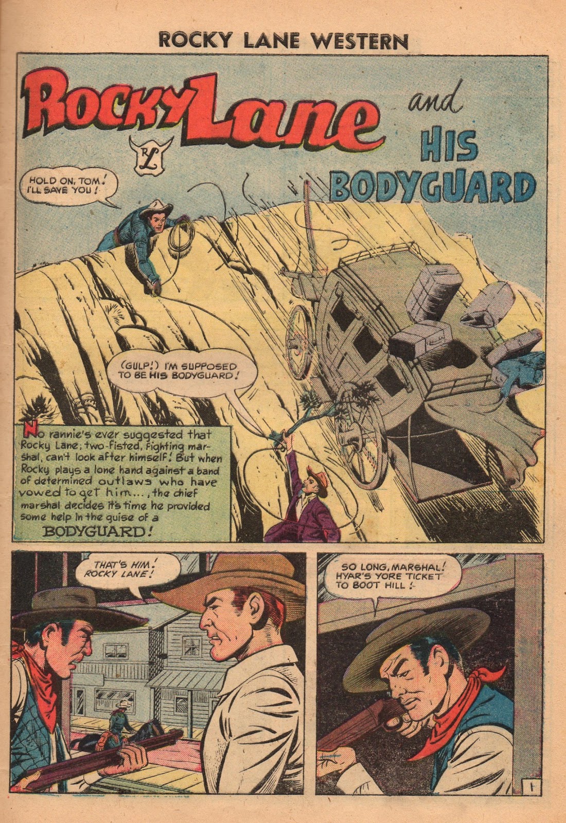 Rocky Lane Western (1954) issue 72 - Page 9