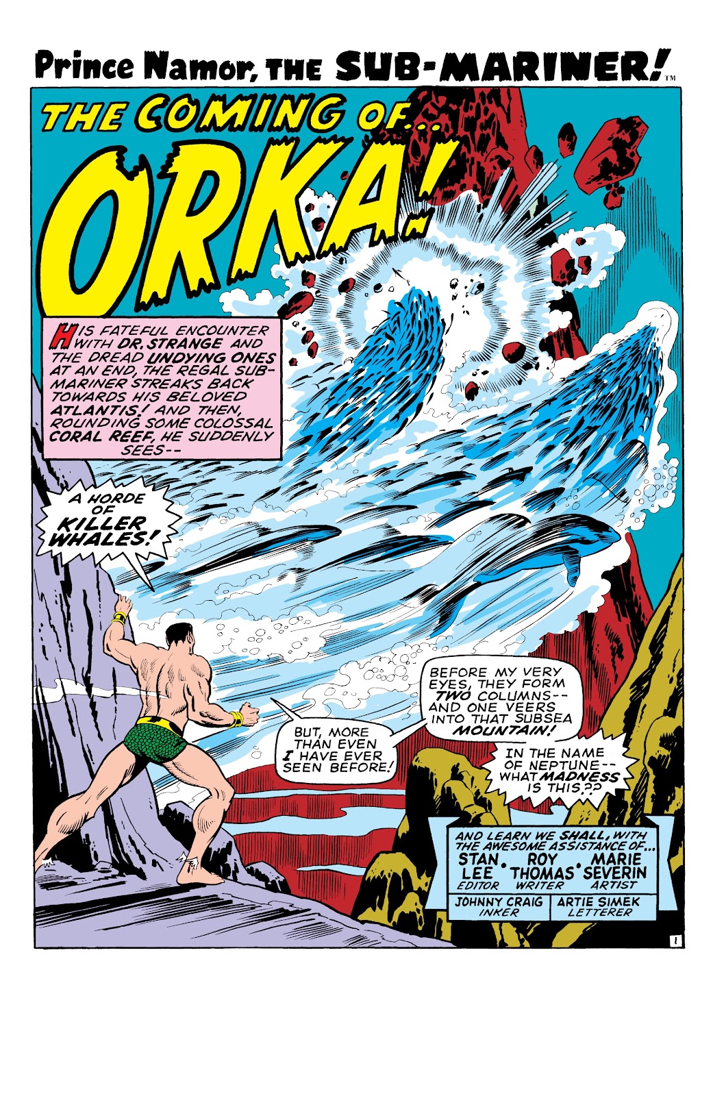 Namor, The Sub-Mariner Epic Collection: Enter The Sub-Mariner issue Who Strikes For Atlantis (Part 2) - Page 170