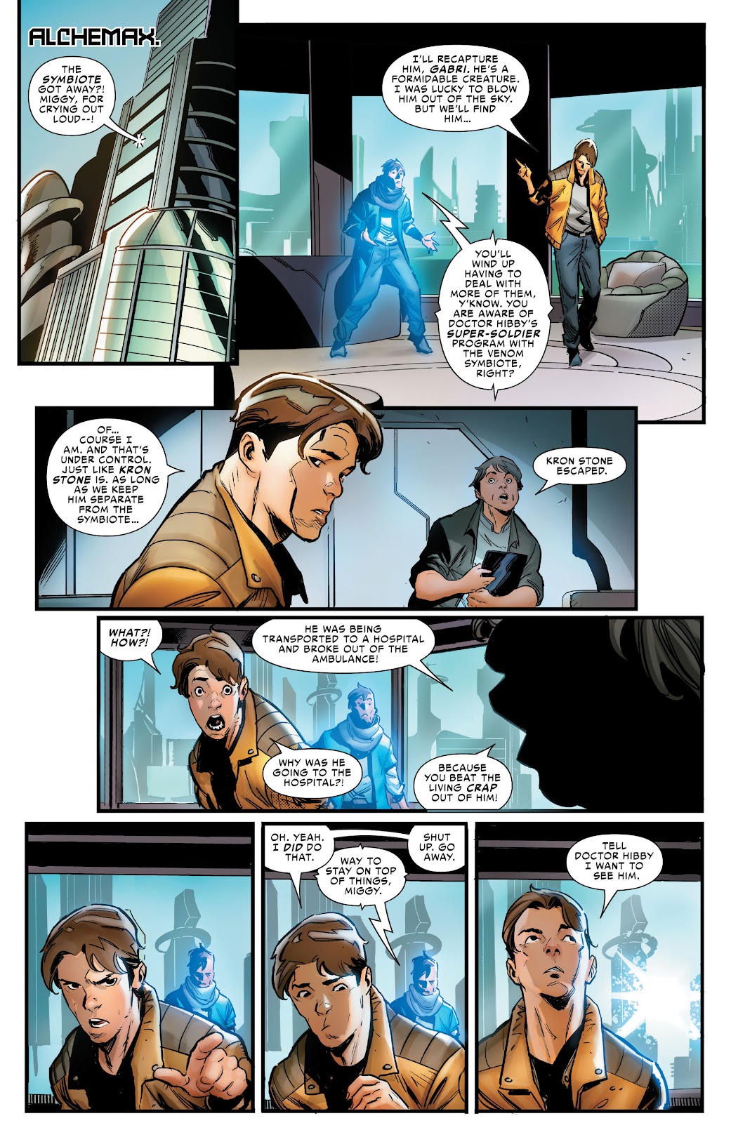 Symbiote Spider-Man 2099 issue 1 - Page 12