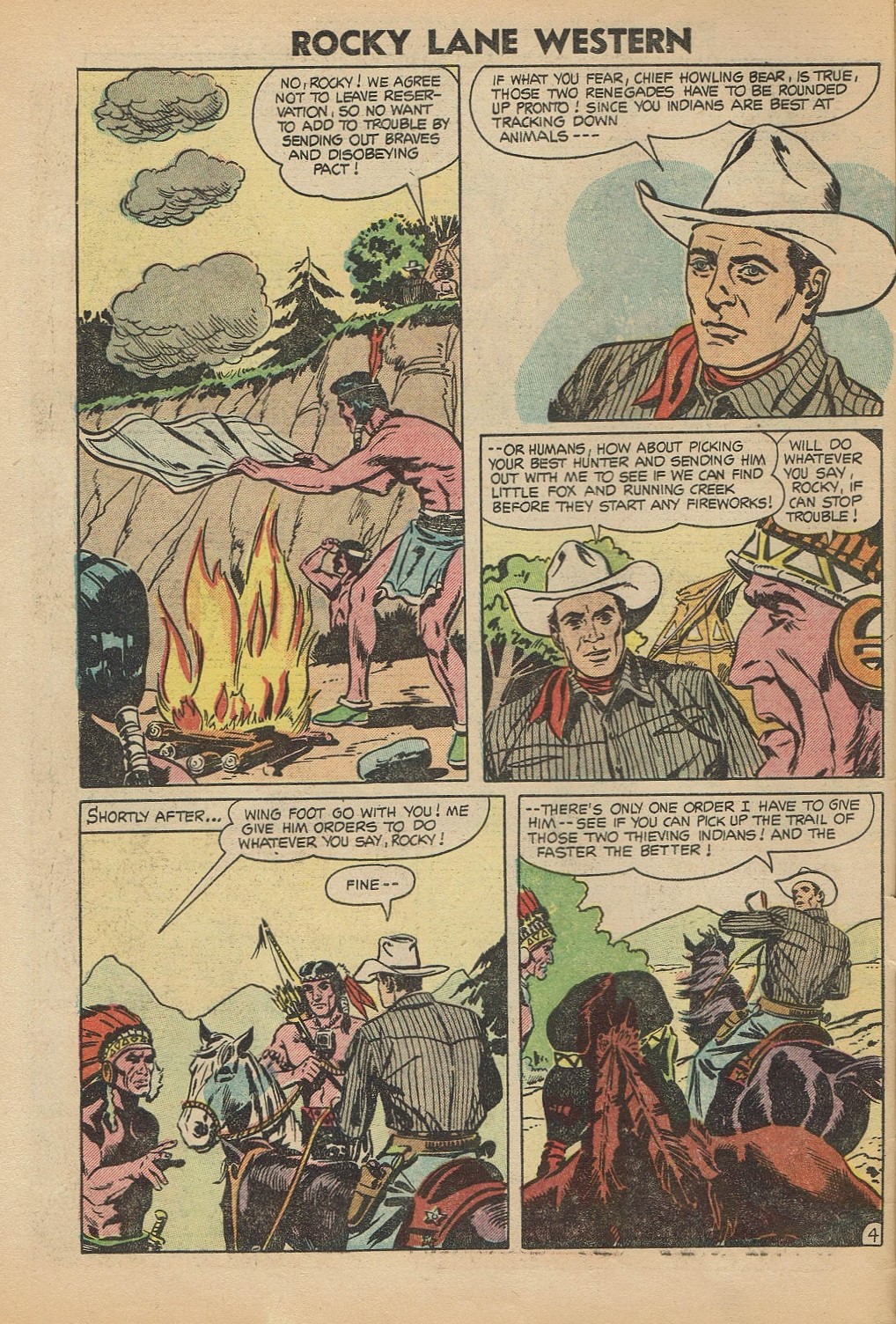 Rocky Lane Western (1954) issue 61 - Page 6