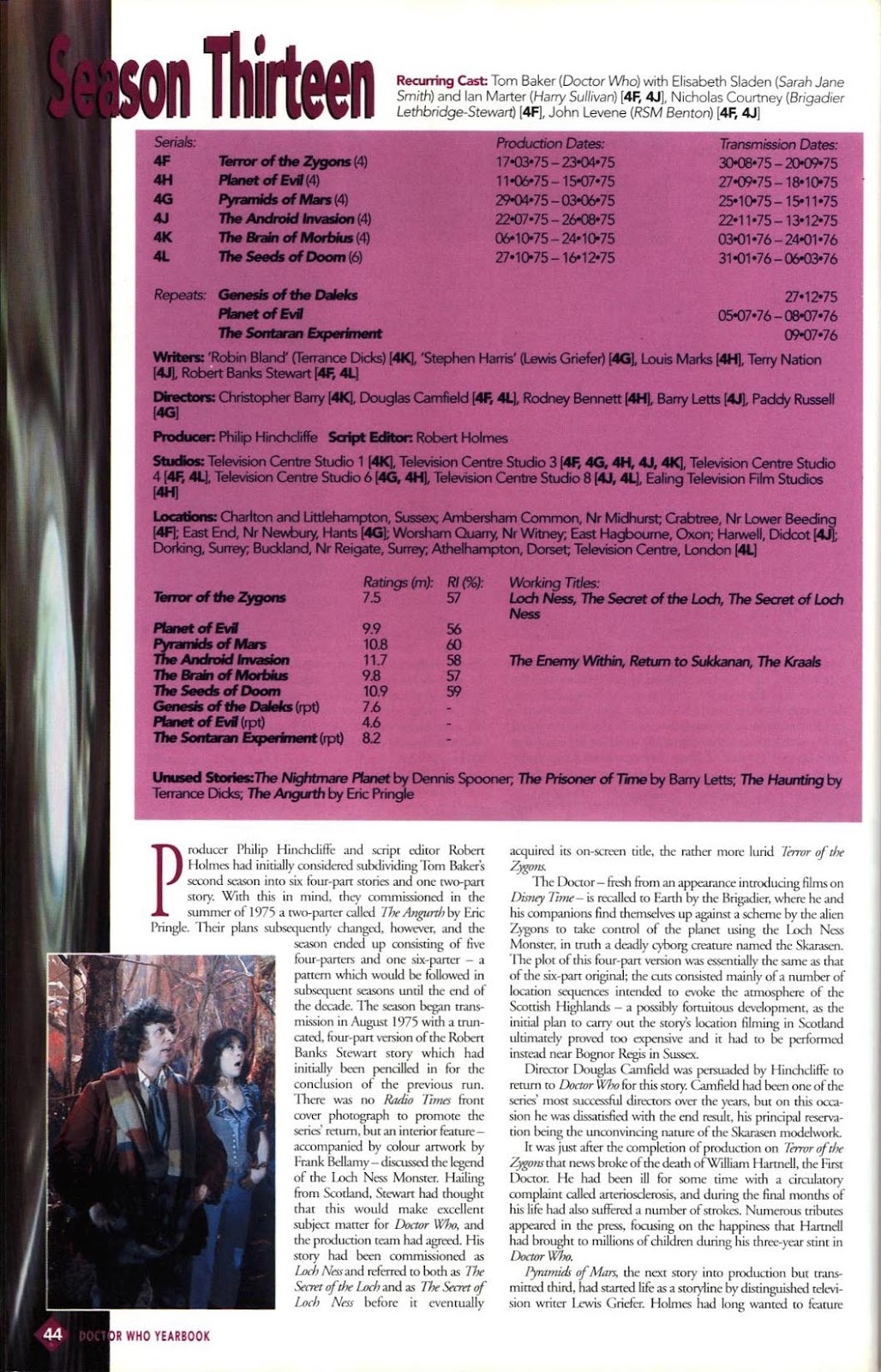 Doctor Who Yearbook issue 1996 - Page 44